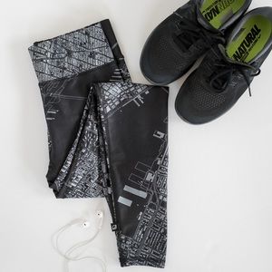 Terez New York City Map Leggings